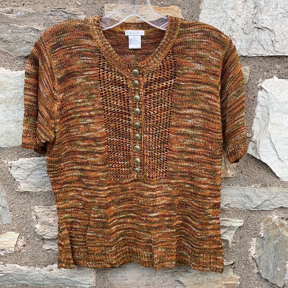 Zelda melange knit sweater